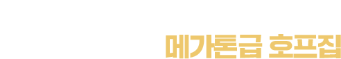 두 가지 카테고리로 술이 잘 팔리는 메가톤급 호프집